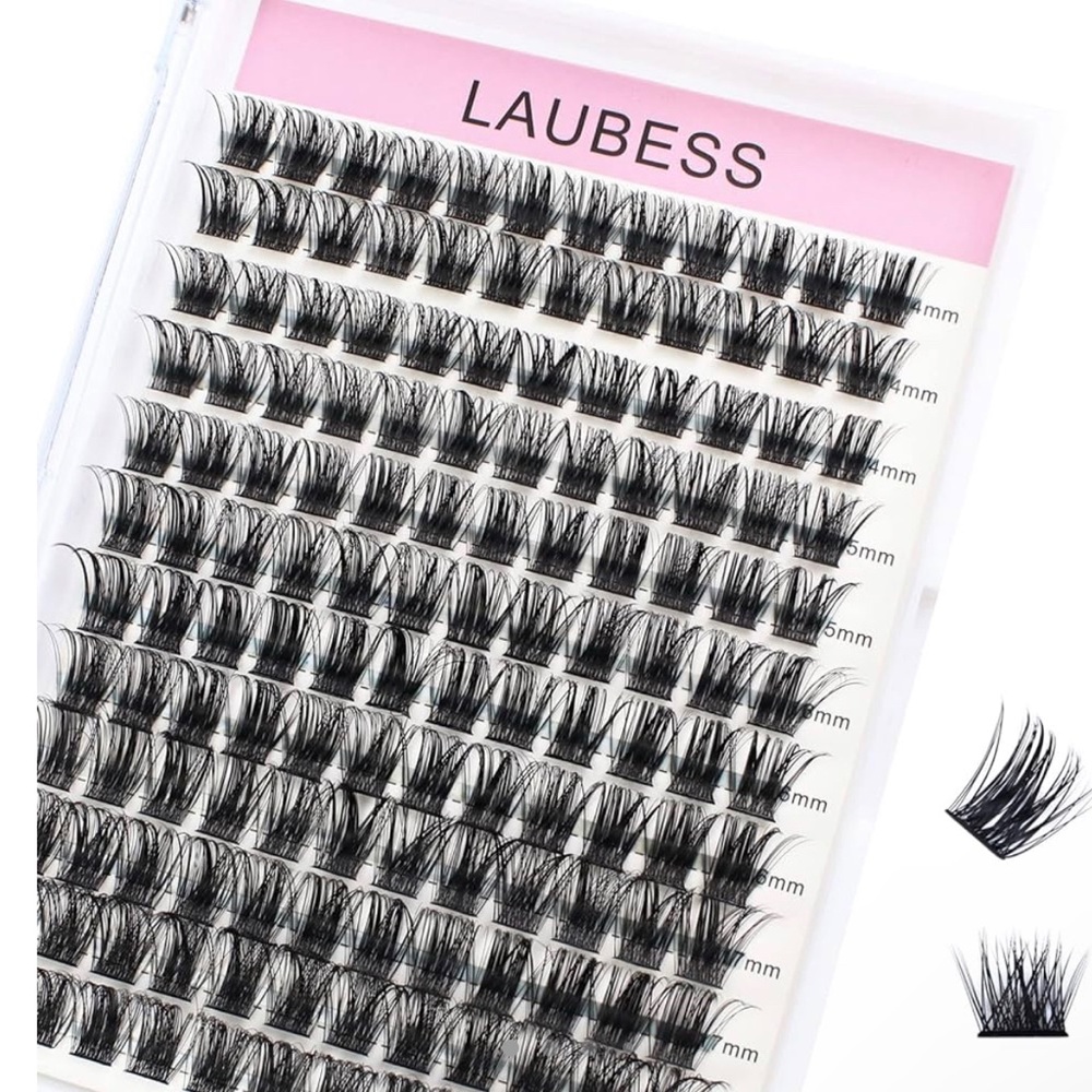 Laubess Cluster Lashes Mixed Tray (01-0.07D, 14-18mm)